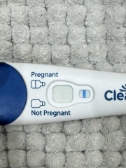 is this positive? 6 weeks miscarriage with no period yet