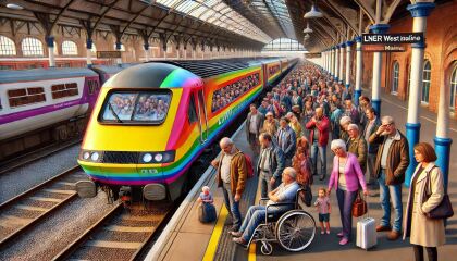 Q. "How much did the Pride paint job on that train cost?" - A. "We won't tell you because you don't believe that TWAW"