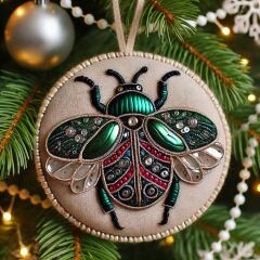 The Bluestocking - the one with the Christmas stocking