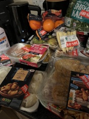 By going to Marks and Spencer at 6pm tonight to try and get a bargain. Shall we play who's got the best Christmas bargain today??!!