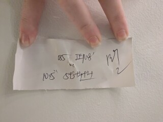 What does this say? It was fixed to my Christmas tree