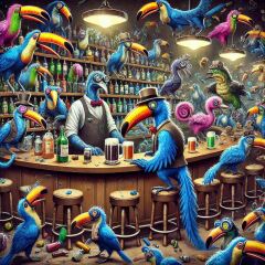 The Bluestocking - the one with the Christmas stocking