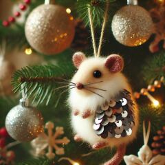 The Bluestocking - the one with the Christmas stocking