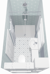 Tiny Ensuite - 1100 x 1800