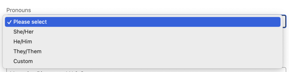 LinkedIn pronoun display has gone
