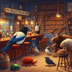 Bluestocking: the one where Boiled gets to the bar first!