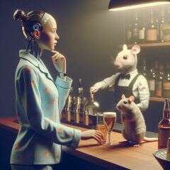 Bluestocking: the one where Boiled gets to the bar first!