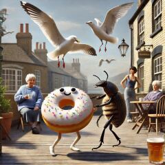 The Bluestocking - the one with the Christmas stocking