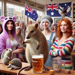 The Bluestocking - the one with the Christmas stocking