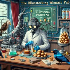 The Bluestocking - the one with the Christmas stocking