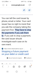 Bank can't block payment from company?