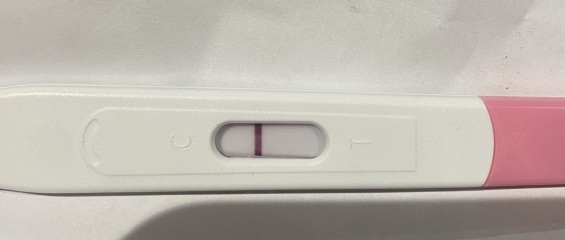very faint positive but bleeding? 🩸