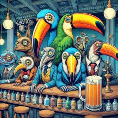 The Bluestocking - the one with the Christmas stocking