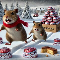 The Bluestocking - the one with the Christmas stocking