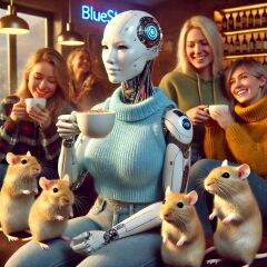 The Bluestocking - the one with the Christmas stocking