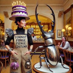 The Bluestocking - the one with the Christmas stocking