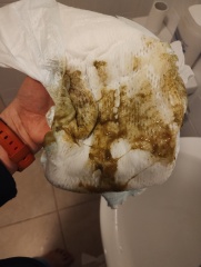 Only mucus no waste  pooh