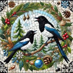 The Bluestocking - the one with the Christmas stocking