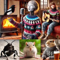 The Bluestocking - the one with the Christmas stocking