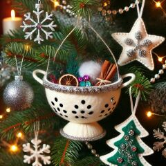 The Bluestocking - the one with the Christmas stocking