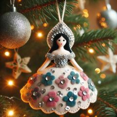 The Bluestocking - the one with the Christmas stocking