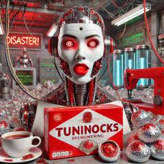 The Bluestocking - the one with the Christmas stocking