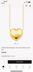 Heart necklace or pendant thing similar to below.