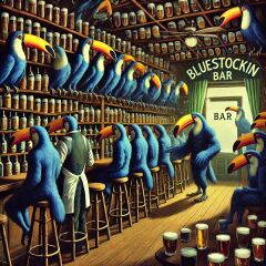 The Bluestocking - the one with the Christmas stocking