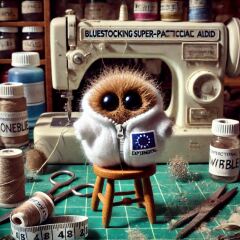 The Bluestocking - the one with the Christmas stocking