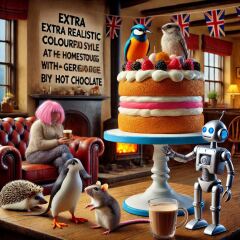 The Bluestocking - the one with the Christmas stocking