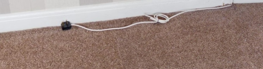 Wires coming out of ventilation vents ??