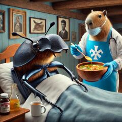 The Bluestocking - the one with the Christmas stocking