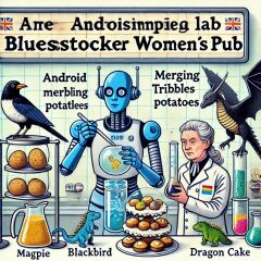 The Bluestocking - the one with the Christmas stocking