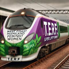 Q. "How much did the Pride paint job on that train cost?" - A. "We won't tell you because you don't believe that TWAW"