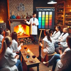 The Bluestocking - the one with the Christmas stocking