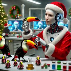 The Bluestocking - the one with the Christmas stocking