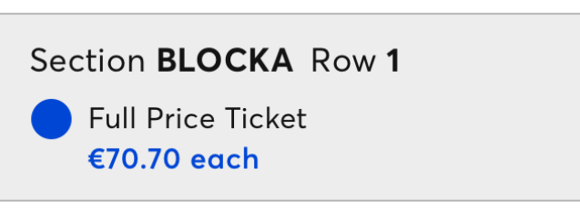 Anyone from Dublin? 3arena.. which section is this?