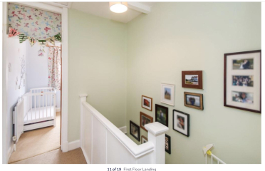 Panelled 1930's balustrade