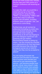 The “women’s march” that’s all about the men.