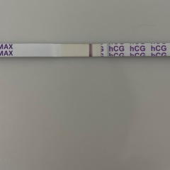Positive negative indent evap line or has colour to it