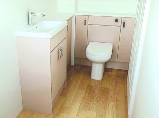 Tiny Ensuite - 1100 x 1800