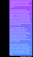 The “women’s march” that’s all about the men.