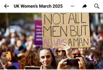 The “women’s march” that’s all about the men.
