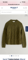 Searching for a cable knit jumper