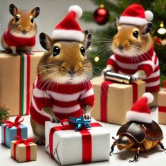 The Bluestocking - the one with the Christmas stocking