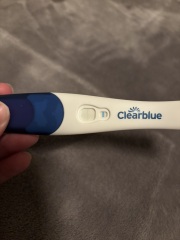 Clear blue positive or evaporative line?