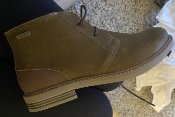 Are these boots damaged?