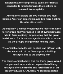 Israelis held hostage in Gaza - part 4