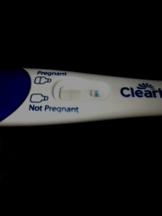Positive test yesterday and period today