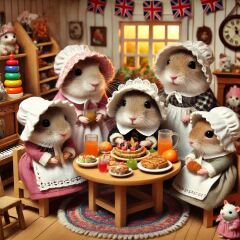 The Bluestocking - the one with the Christmas stocking